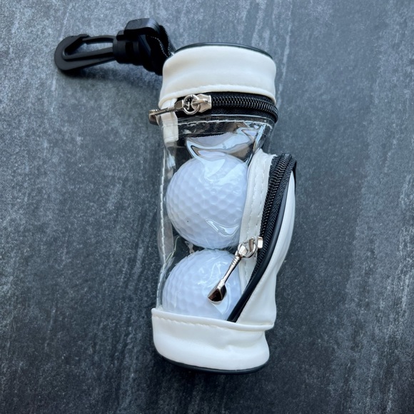 Belt Mini Golf Bag + 3 Golf Balls. - Picture 2 of 2